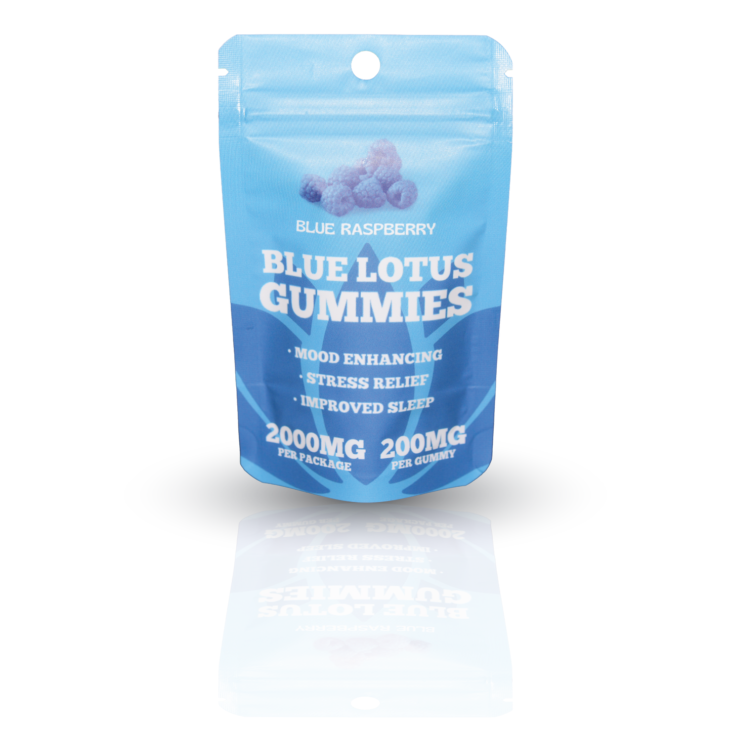 Blue Lotus Gummies - Blue Raspberry (Box of 12)